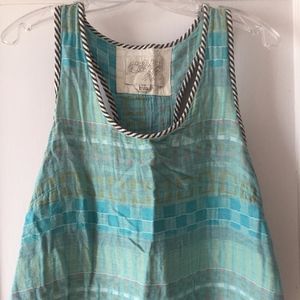 Ace & Jig Isle Checkerdot racerback tank